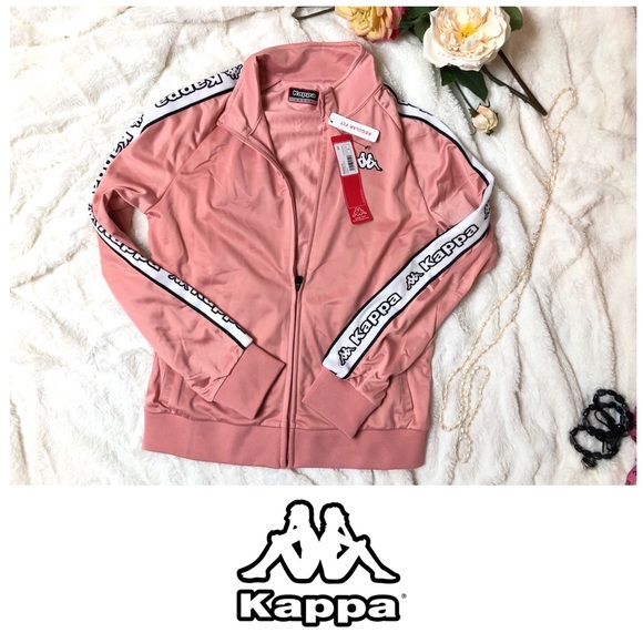 pink kappa track jacket